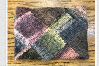 Entrelac Tubular Cowl